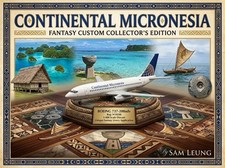 JC Wings 1:400 Continental Micronesia B737-200 Airlines Diecast Custom Model picture