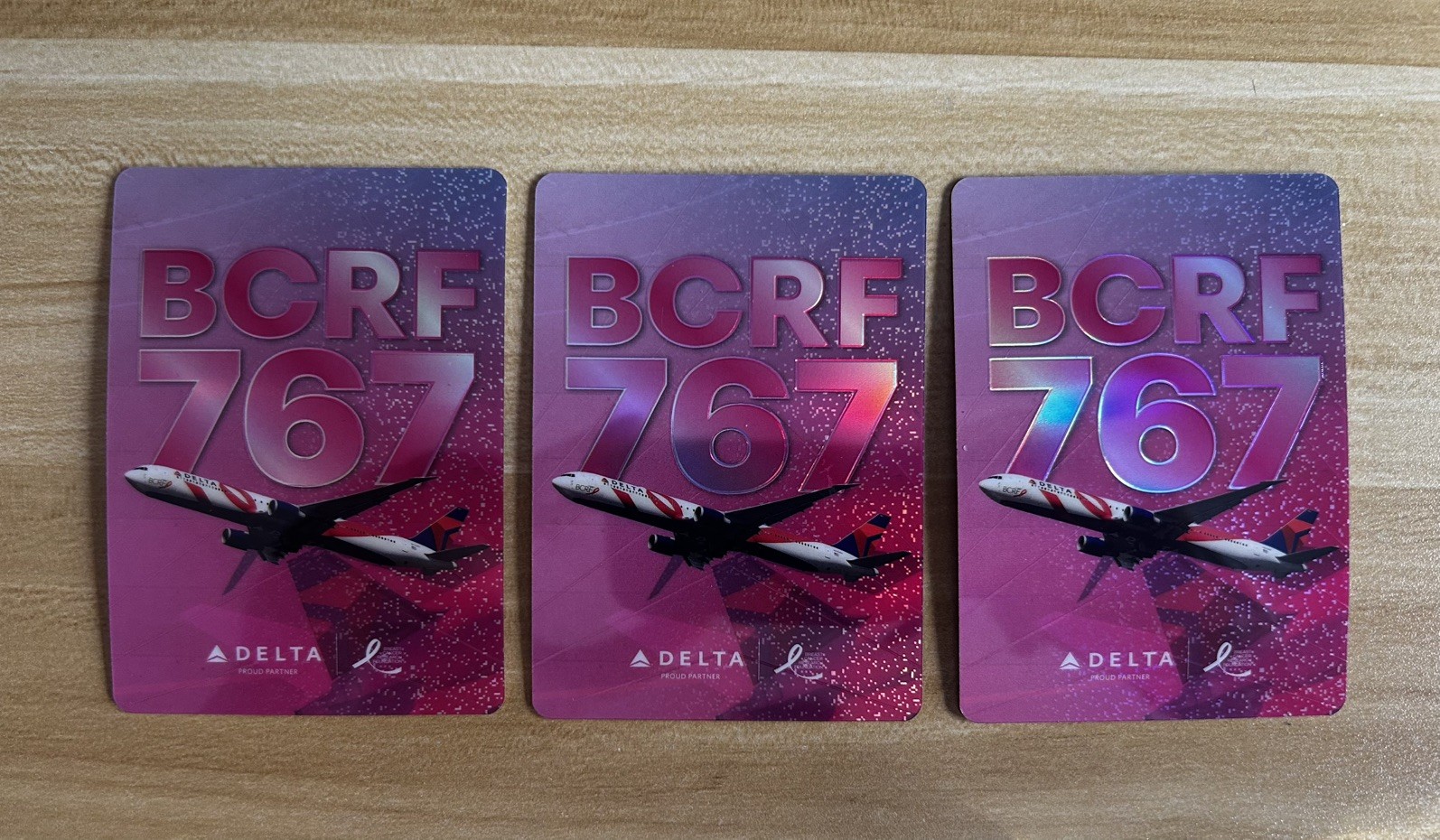 2026 Limited Edition Delta Trading Card #80 Boeing 767-400 BCRF 2026 Limited Edition Delta Trading Card #80 Boeing 767-400 BCRF