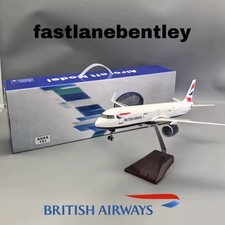 1/100 Scale Airplane Model - British Airways Airbus A321 Neo + LEDs Model UK picture