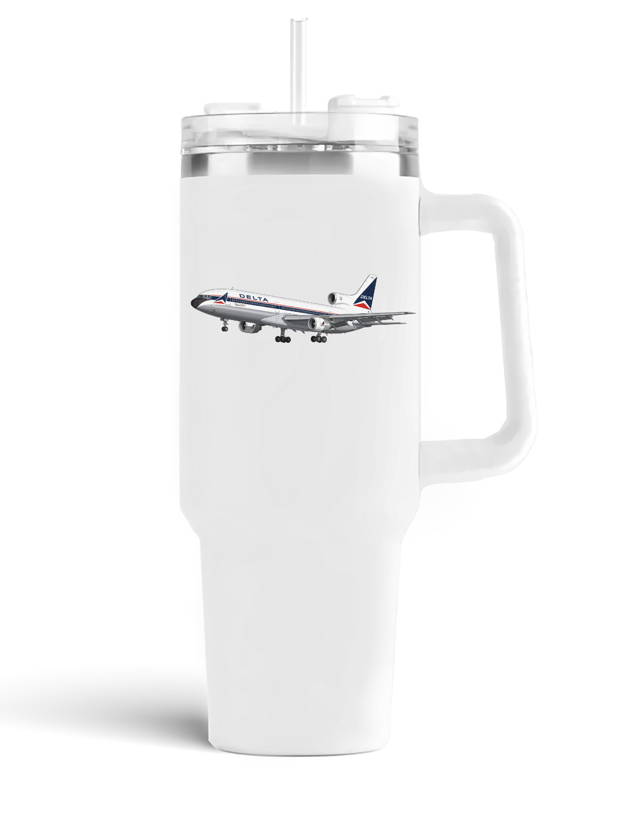 Delta Airlines Lockheed L-1011  Stainless Steel Quencher Tumbler 40oz.