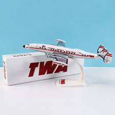 TWA Lockheed L-1049 Super Constellation Plastic Model Aircraft 1:125 picture