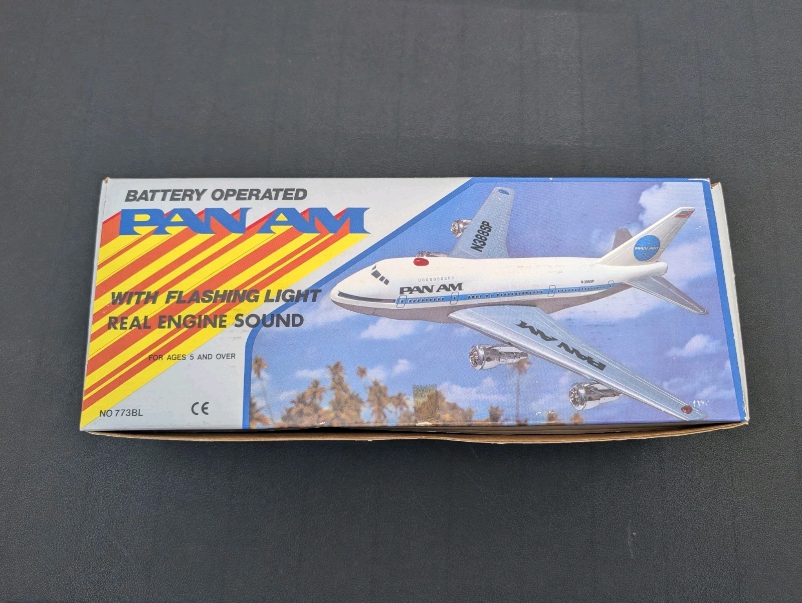 Vtg 70s 80s Pan Am Boeing 747SP Battery Operated Toy Jet Airplane Nos In Box Vtg 70s 80s Pan Am Boeing 747SP Battery Operated Toy Jet Airplane Nos In Box