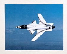 1980s Grumman X-29 canard ADVANCED TECHNOLOGY DEMONSTRATOR photo & fact sheet picture