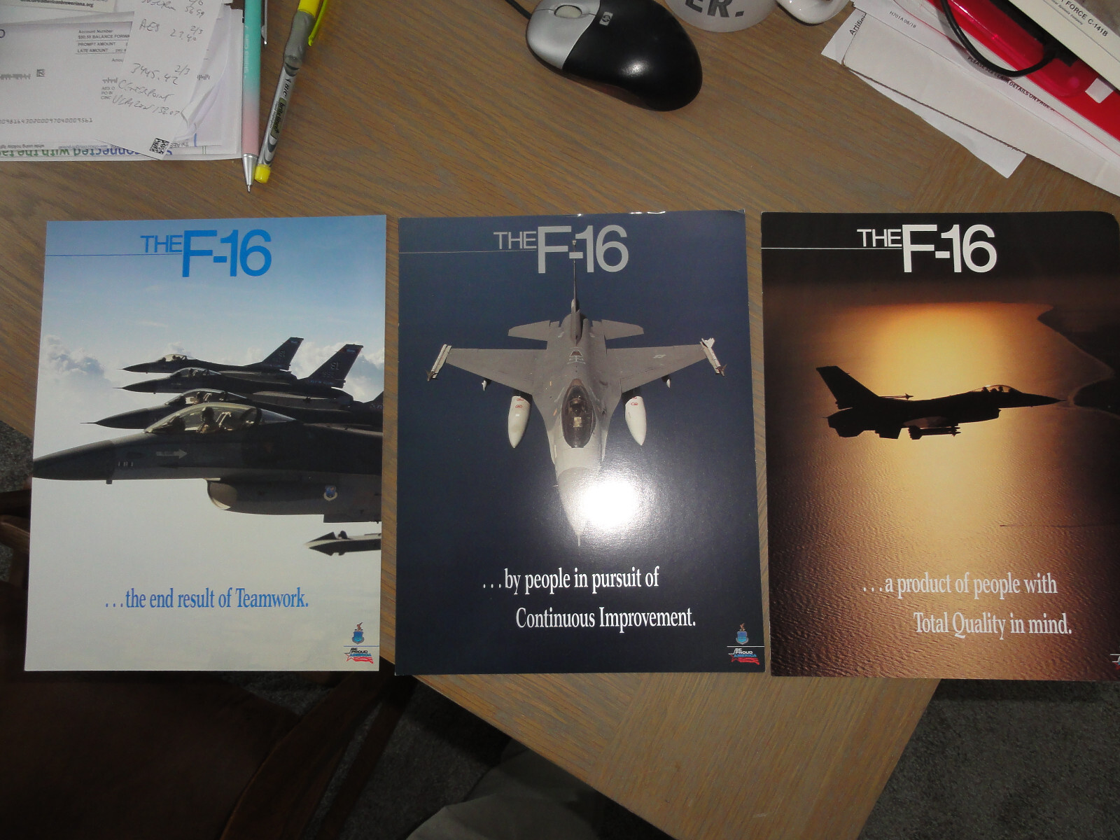 3 NOS OEM PICTURE POSTERS USAF F-16 Fighting Falcon / Viper Lockheed Martin 3 NOS OEM PICTURE POSTERS USAF F-16 Fighting Falcon / Viper Lockheed Martin