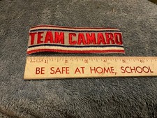 Team Camaro Iron On Patch Chevrolet Chevy picture