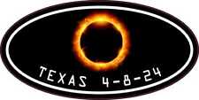 StickerTalk Great North American Eclipse Texas 4-8-24 Sticker, 4 inches x 2 i... picture