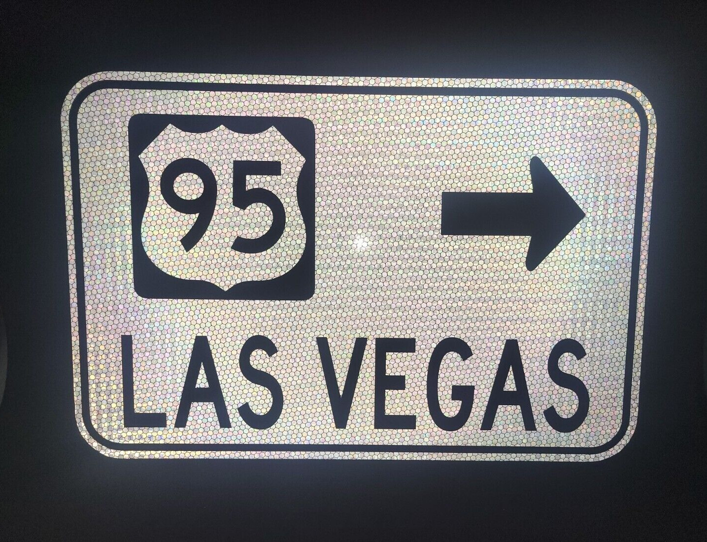 LAS VEGAS HWY 95, Nevada route road sign - Las Vegas, SIN CITY, Oakland Raiders