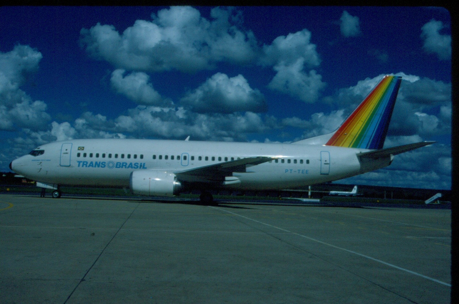 S848 PT-TEE TRANS BRASIL B737-300 ORIGINAL KODAK SLIDE S848 PT-TEE TRANS BRASIL B737-300 ORIGINAL KODAK SLIDE