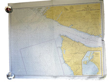 Strait of Juan de Fuca Destruction Island C G S 6102 Vtg 1970 Nautical Map picture
