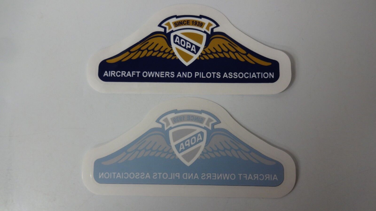 2 AOPA Aircraft Owners and Pilots Association  Sticker   Decal  5 1/5\