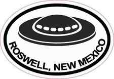 3X2 Oval UFO Roswell New Mexico Sticker Travel Luggage Decal Alien Car Stickers picture
