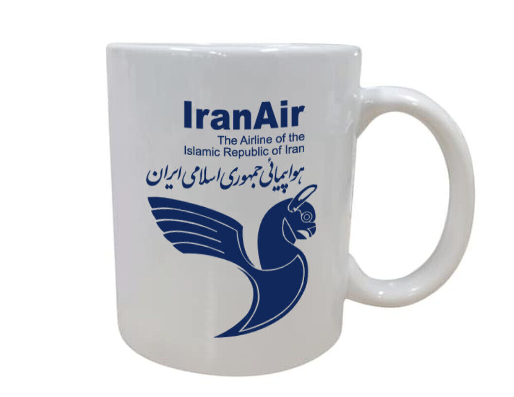 Iran Air Airport Logo Islamic Republic Souvenir Employee Coffee Mug Tea Cup 