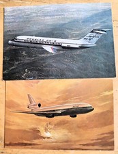 McDonnell Douglas Postcards DC-9 + DC-10 Inflight picture