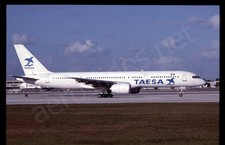 Taesa Boeing 757-200 XA-TMU No Date remount Kodachrome Slide/Dia C17 picture