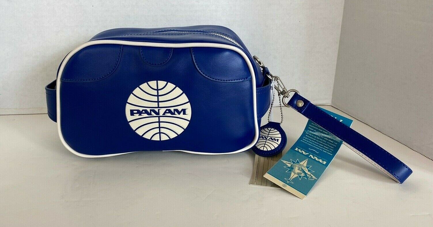 PAN AM Wash Bag, Originals, Certified Vintage Style, PAN AM Blue