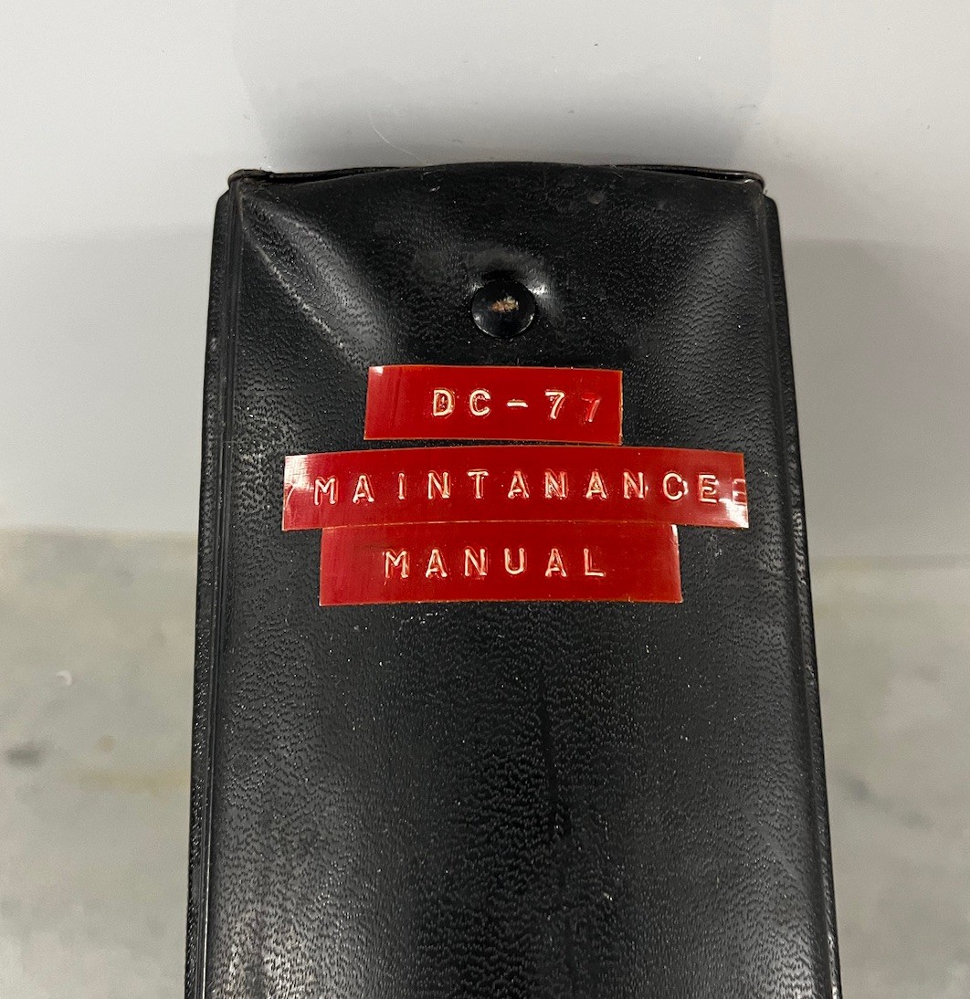Douglas DC 7-C Maintenance Manual Georgia Airlines Original Manual OEM Huge