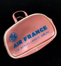 Mid Century Air France Mini Coin Purse Doll Suitcase Pink Metal Zipper Excellent picture