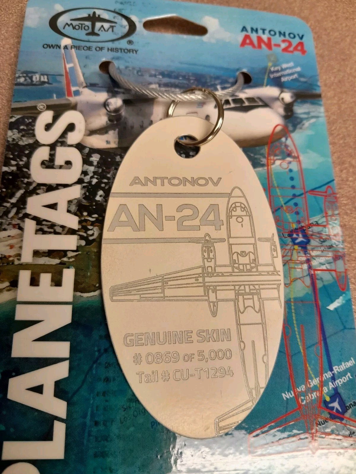 Antonov An-24 Aircraft Skin Plane Tag / Planetags Antonov An-24 Aircraft Skin Plane Tag / Planetags