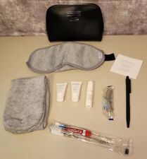 British Airways Business Class The White Company Black Travel Amenity Kit SEALED picture