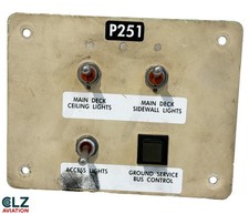 Boeing 747 Freighter Cargo Main Deck Lights Control Switch Panel picture