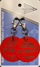 Former Southwest Boeing 737 Aircraft Skin Luggage Tags picture