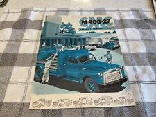 1954 GMC M 400-27 Gas Power Truck Sales Brochure Folder Original picture