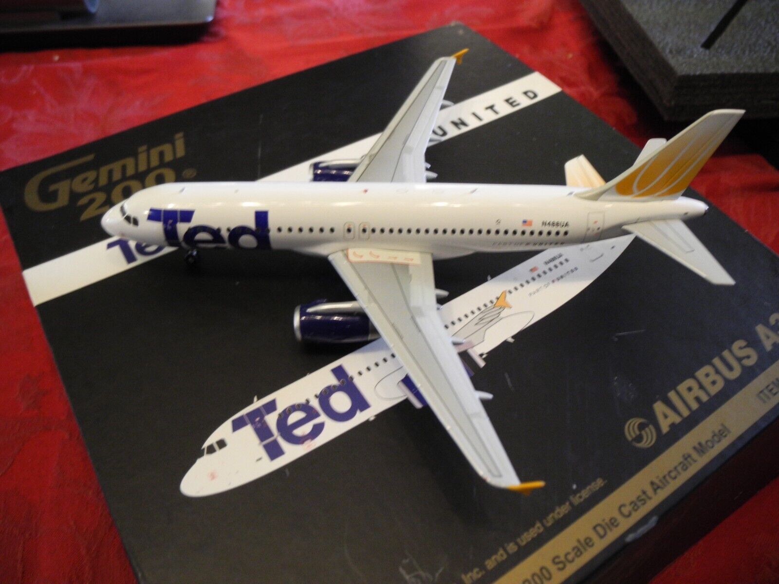 Extremely RARE Gemini 200 Airbus A320 TED, 1:200, Rare, NIB, RETIRED
