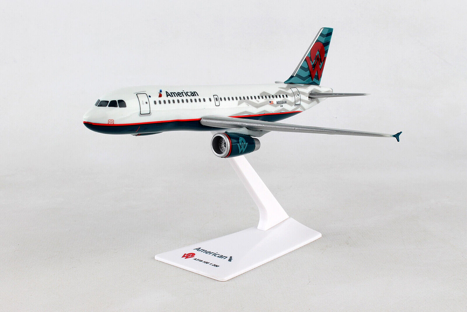 Flight Miniatures LP0029W American/America West Airbus A319-100 1/200 REG#N838AW