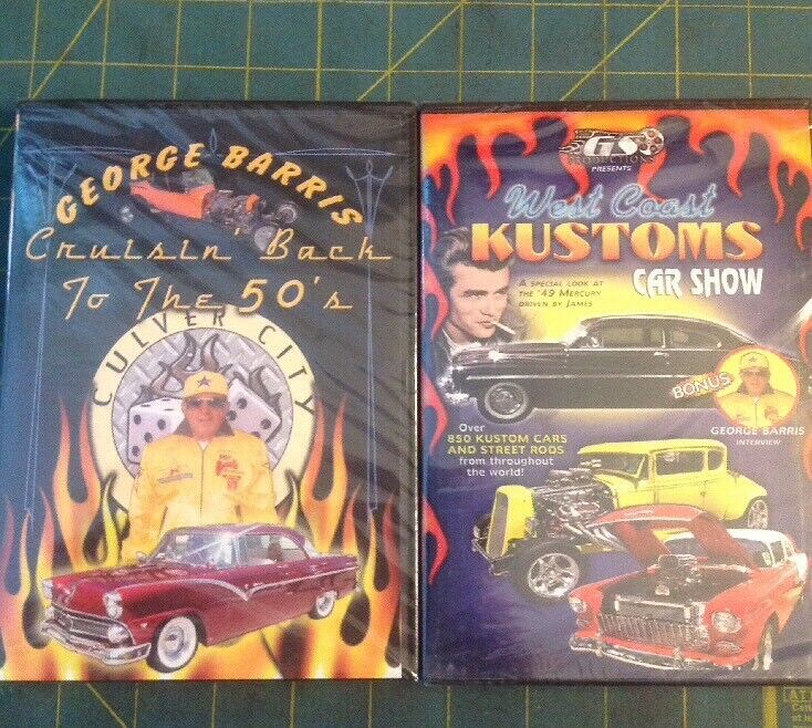 George Barris CRUISIN BACK TO THE 50'S - And West Coast Kustoms New Sealed