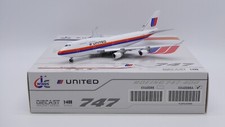 United B747-400 ''Saul Bass'' Reg: N185UA JC Wings 1:400 FLAPS DOWN XX40088A (E) picture