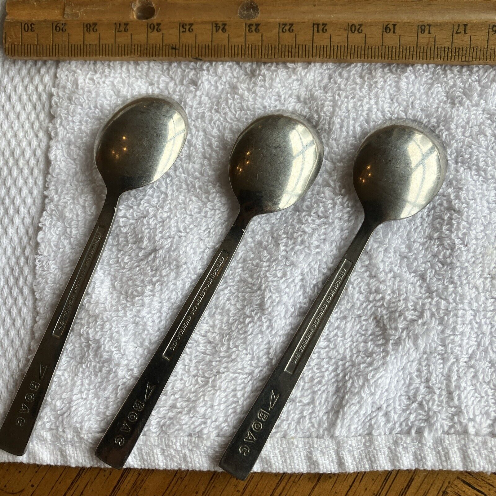 BOAC Airlines Stainless Steel  Spoon Atkinson Sheffield  UK  buy 1, 2 or3