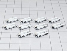 AIRCRAFT PUSHBACK TUGS (10x Twin Axle) Airport GSE White Models 1:500 Diorama picture