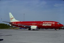 RG575_N8550F_VIRGIN EXPRESS_B737-46M_2001 - ORIGINAL KODAK SLIDE picture