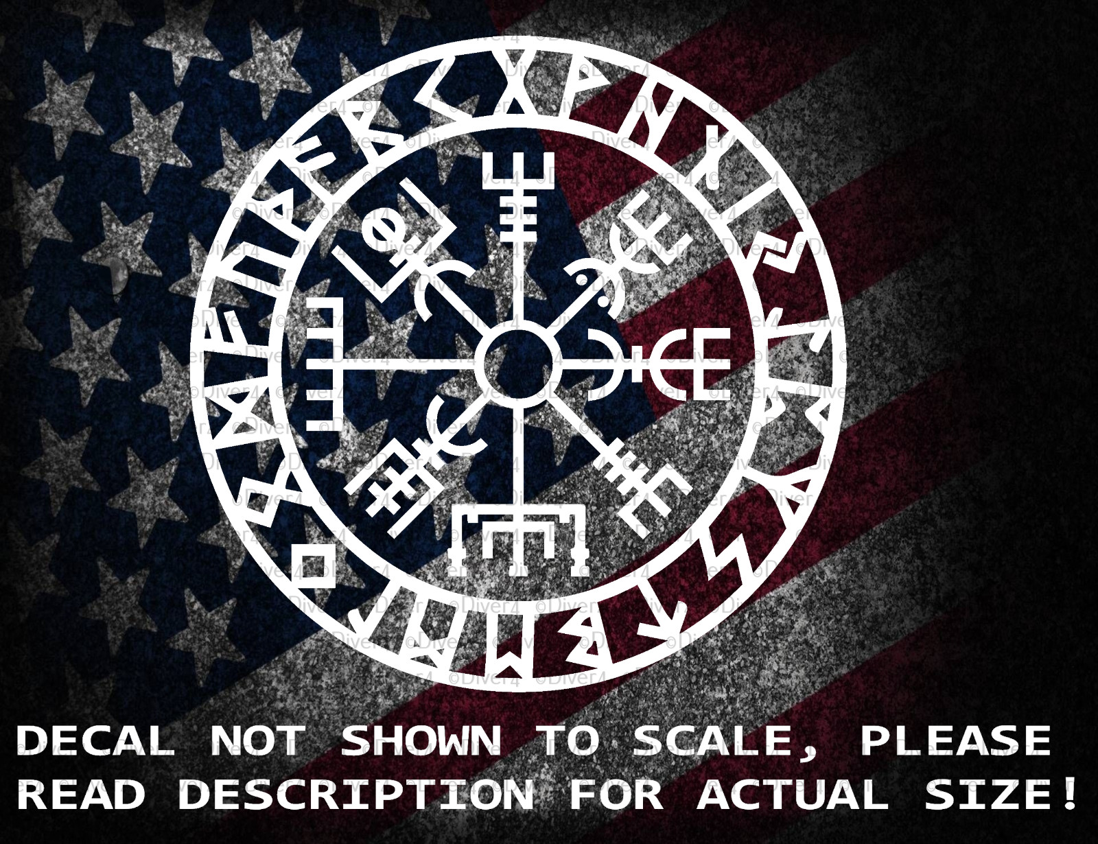 Viking Compass Cut Vinyl Decal Sticker US Seller US Made Vikings Viking Compass Cut Vinyl Decal Sticker US Seller US Made Vikings