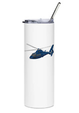 Eurocopter AS365 Dauphin Stainless Steel Water Tumbler with straw - 20oz. picture