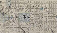 Antique 1894 WASHINGTON DC Map 14