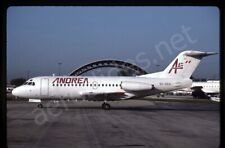 Andrea Fokker F28 SE-DGA Dec 91 Kodachrome Slide/Dia A11 picture
