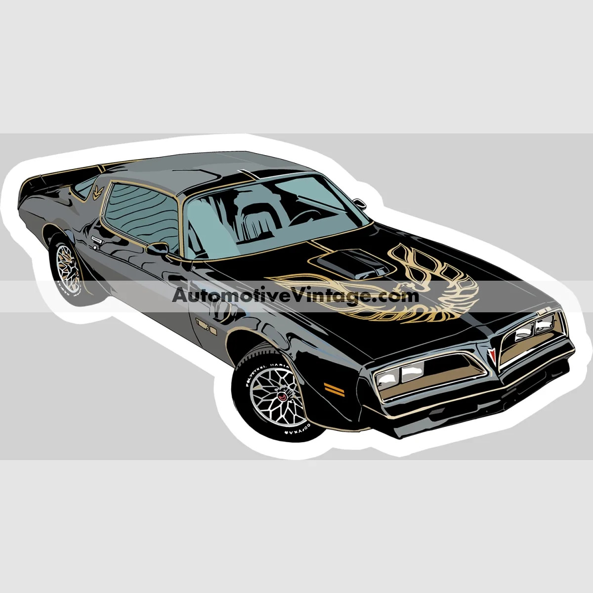 Smokey and the Bandit Trans Am Famous Movie Car Magnet Smokey and the Bandit Trans Am Famous Movie Car Magnet