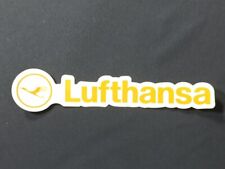 LUFTHANSA GERMAN AIRLINES STICKER DECAL RETRO LOGO FOR LAPTOP FLIGHT LUGGAGE  picture