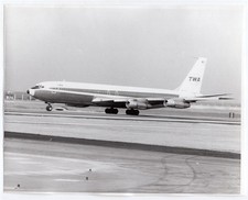 1960s TWA Boeing 707-331B N18704 7.5x9.5 Original Photo picture