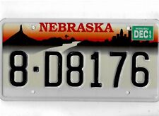 NEBRASKA passenger 1999 license plate 