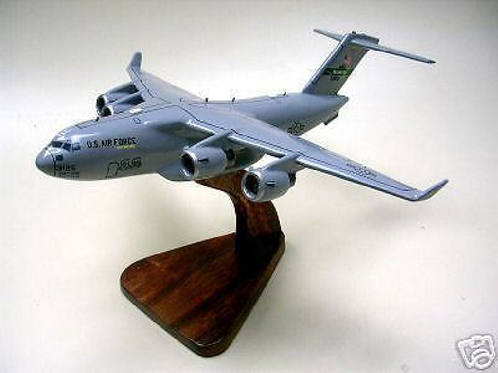 C-17 Globemaster III McChord USAF Airplane Desk Wood Model Small New