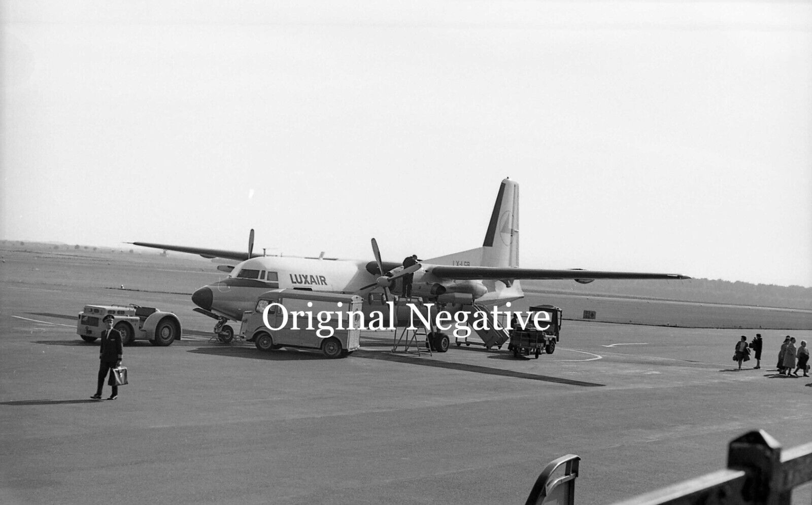 Aircraft 35mm Negative - 2 x Fokker F.27s - 1960s       (N4)