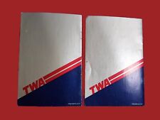 Trans World Airlines TWA In Flight Menu Drinks Cigarettes Cologne Airport 1970's picture