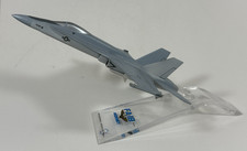 McDonnell Douglas F/A-18 Hornet US Navy Fighter Jet Topping Desk Model w/Stand picture