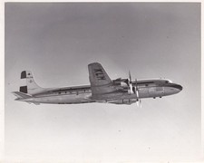 B&W 8x10ish PR Photo KLM Douglas DC-6B (PAM135) picture