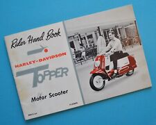 Original 1962 - 1965 Harley Riders Hand Book Owners Manual AH AU Topper Scooter picture