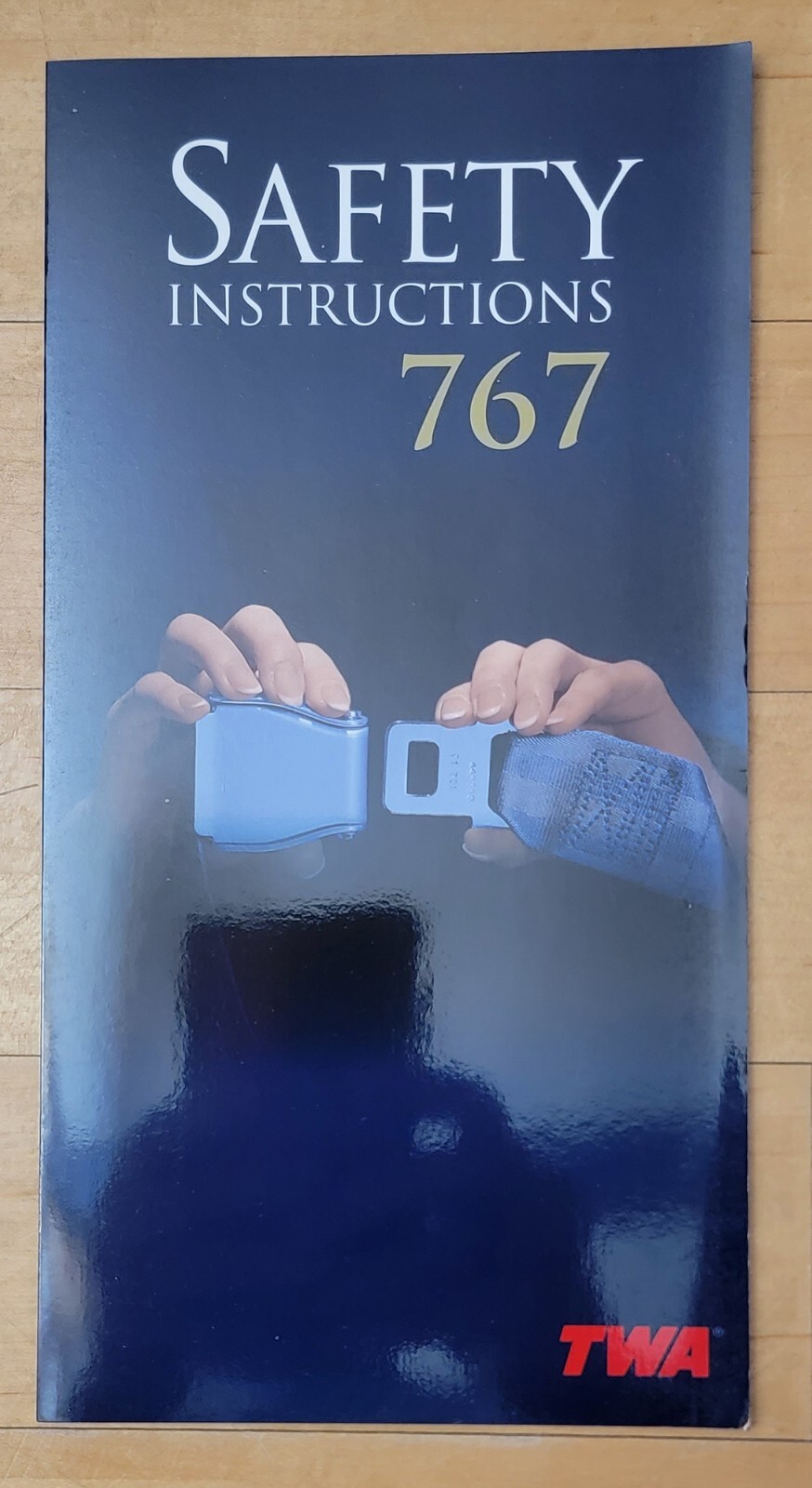 TRANS WORLD AIRLINES TWA - SAFETY CARD - BOEING B767-200 - 4959 - REV 6/98