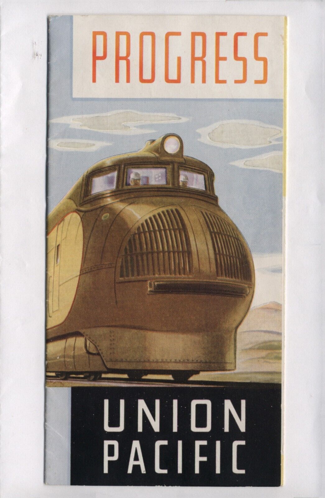 1933 Tourist Sleeper California Union Pacific Railroad Brochure World\'s Fair RTE