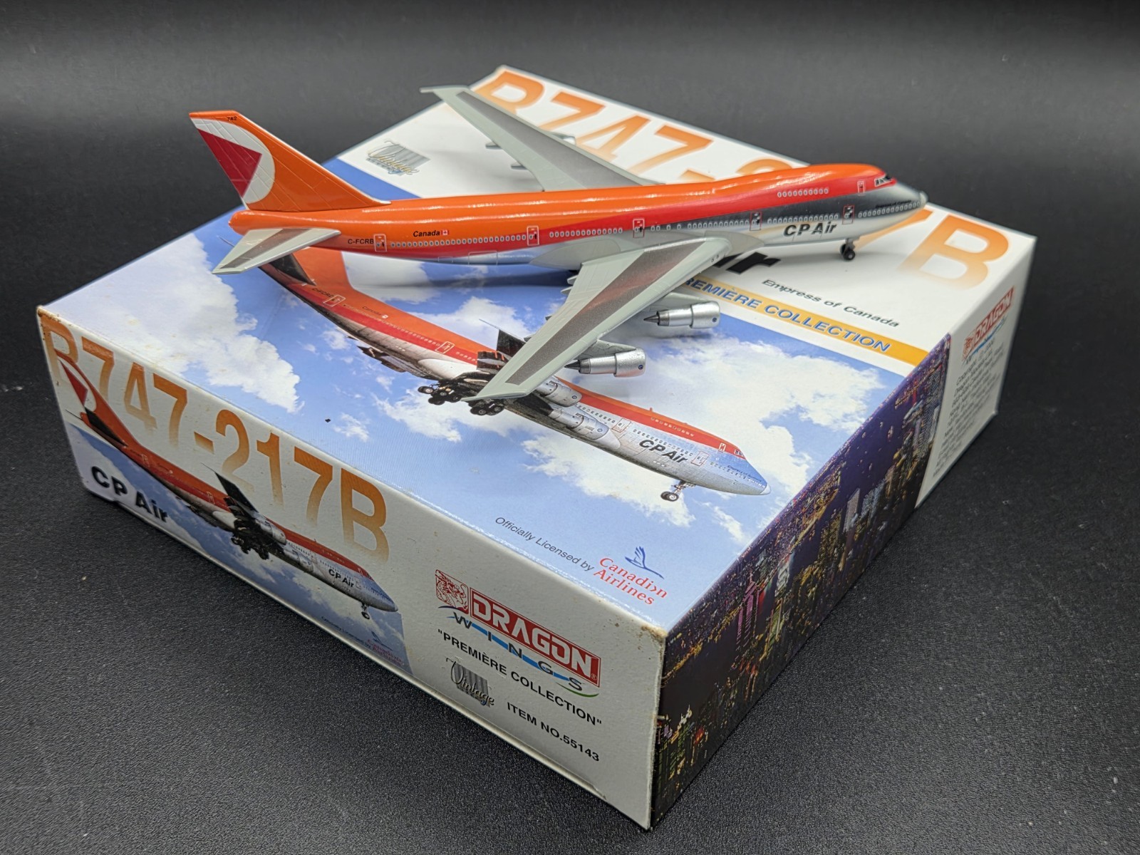 Dragon Wings CP Air Boeing 747-217B 1:400 Scale Model - 55143